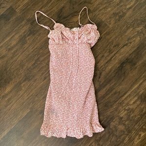 Pink slim dress